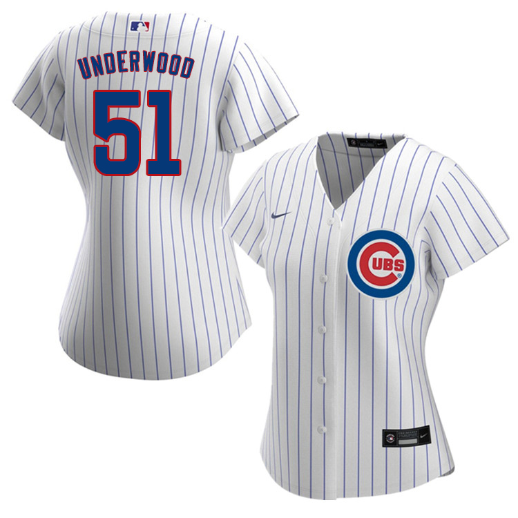 Nike Women #51 Duane Underwood Chicago Cubs Baseball Jerseys Sale-White